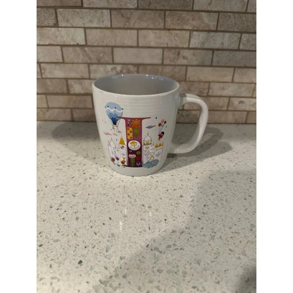 Disney Parks ABC Letters I is for It's a Small World Ceramic Coffee Mug (g) - Picture 1 of 3